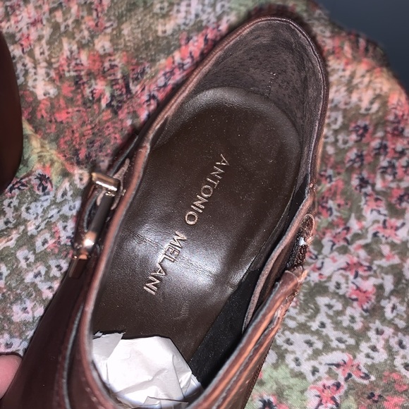 Antonio Melani Size 9.5 Chocolate Booties - Picture 16 of 16